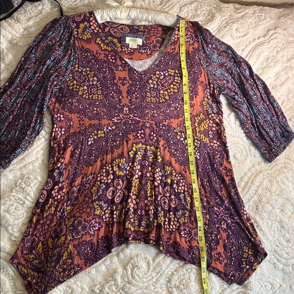 Maeve by Anthropology Multicolor Patterned Top sz LP - Picture 8 of 8